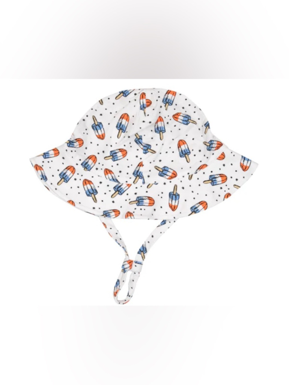 Angel Dear Astropop Patriotic America USA Popsicle Infant Bucket Hat Viscose